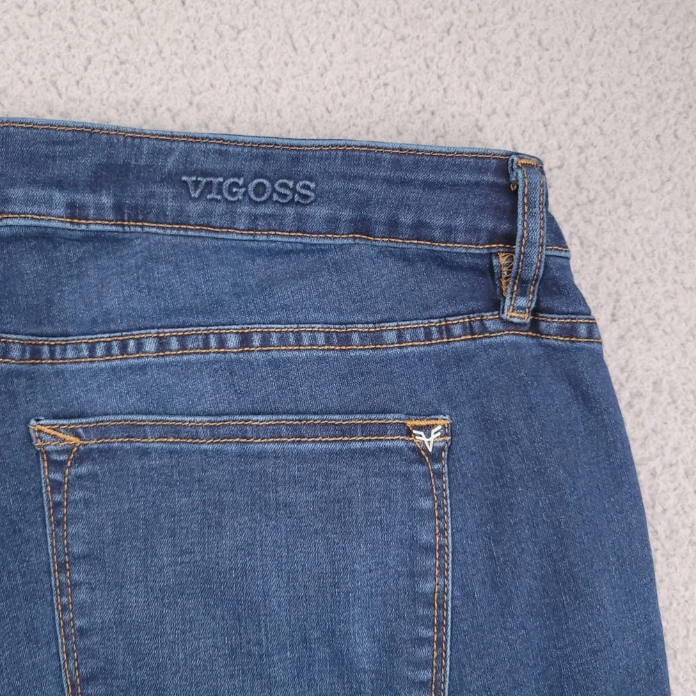VIGOSS Jeans Size 20 Jagger Boot Cut Classic Fit Dark Wash Stretch Denim